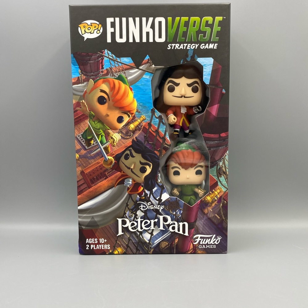 Pop FunkoVerse Disneys Peter Pan Strategy Game Captain Hook Funko Games Gifts